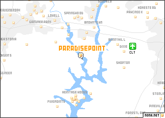 map of Paradise Point