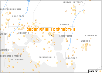 map of Paradise Village North II