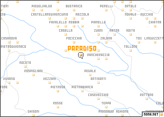map of Paradiso