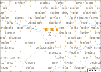 map of Paradis