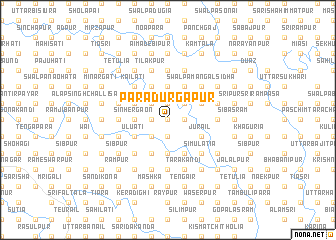 map of Pāra Durgāpur