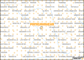 map of Paragahawewa