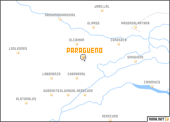 map of Paragueño
