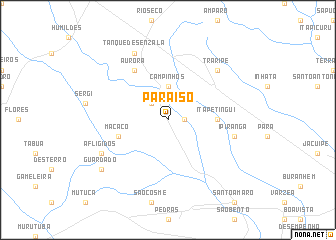 map of Paraíso