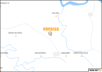 map of Paraíso