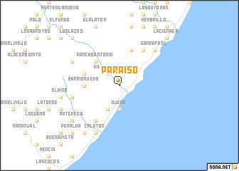 map of Paraíso