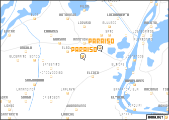 map of Paraíso