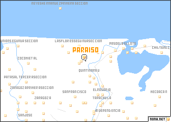 map of Paraíso