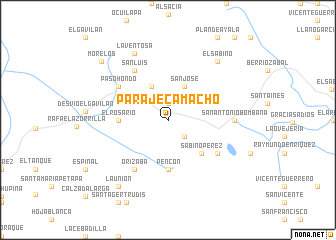 map of Paraje Camacho