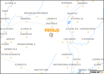 map of Paraje