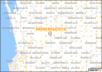 map of Parakandeniya