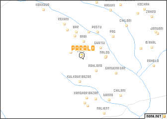 map of Pārālo