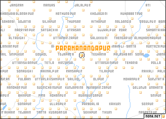 map of Paramānandapur