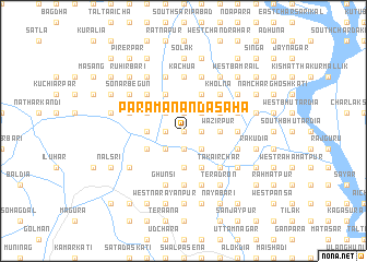 map of Paramānandasāha