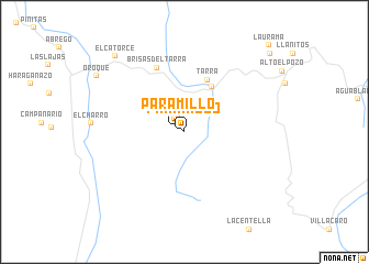 map of Paramillo