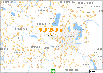 map of Pārampura