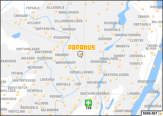 map of Paramus