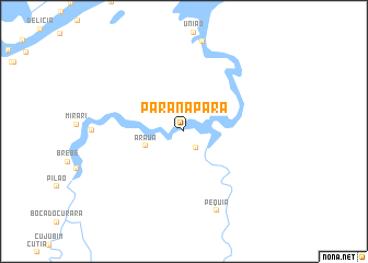 map of Paranapara