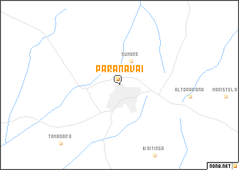 map of Paranavaí