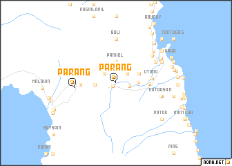 map of Parang