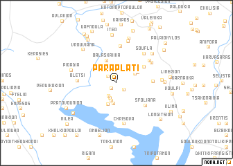 map of Paráplati