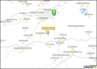 map of Parare