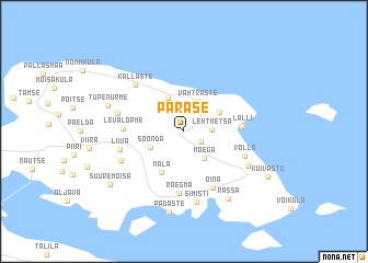 map of Pärase