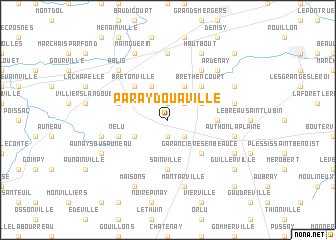 map of Paray-Douaville