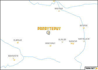 map of Paraytepuy