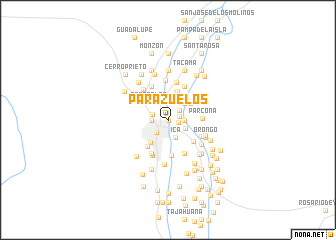 map of Parazuelos