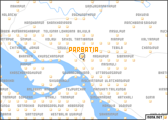 map of Pārbatia