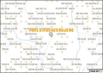 map of Parceiros de São João