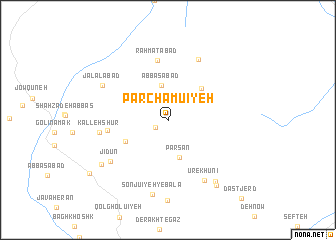 map of Parchamū\