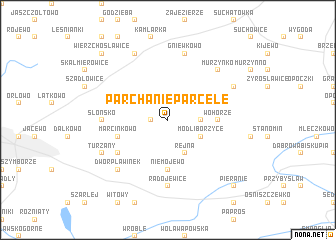 map of Parchanie Parcele