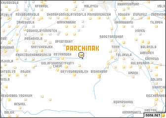 map of Par Chīnak