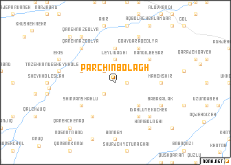 map of Parchīn Bolāgh