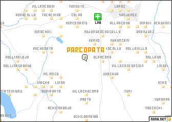 map of Parcopata
