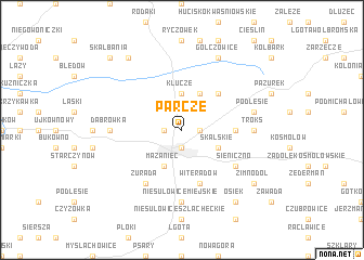 map of Parcze
