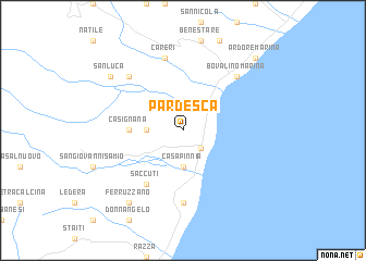 map of Pardesca