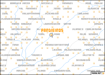 map of Pardieiros