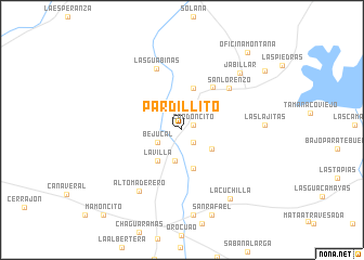 map of Pardillito