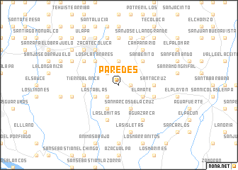 map of Paredes