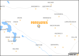 map of Paredones