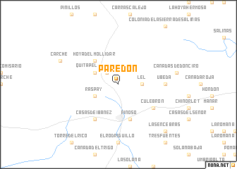 map of Paredón