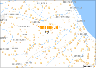 map of Paresh Kūh