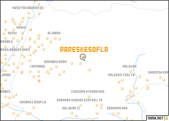 map of Paresk-e Soflá