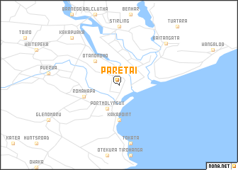 map of Paretai