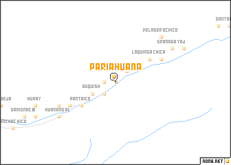 map of Pariahuana