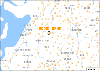 map of Pariāl Mehr