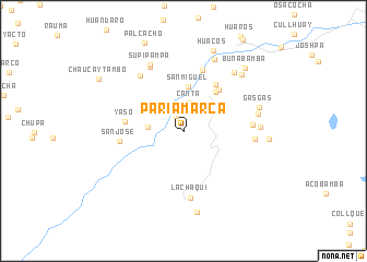 map of Pariamarca